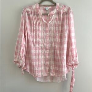 Sundance Plaid Blouse